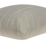 20" X 7" X 20" Charming Transitional Beige Pillow Cover With Poly Insert
