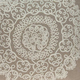 20" X 7" X 20" Stunning Transitional Tan Cotton Pillow Cover With Poly Insert