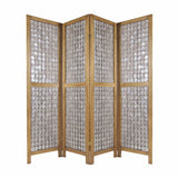 84 X 1.5 X 84 Clear Capiz Shell Screen