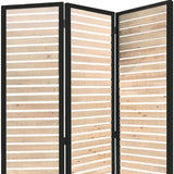 41 X 1.5 X 67 Natural Brown Wood And Metal Screen