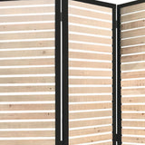 41 X 1.5 X 67 Natural Brown Wood And Metal Screen