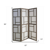 63 X 10 X 71 Traditional White Wood Shutter Screen