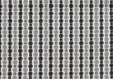 18" X 18" Gray and Gold Polyester Striped Zippered Pillow