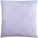 Set Of Two 18" X 18" Purple Polyester Feather Zippered Pillow