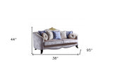 37" X 35" X 42" Velvet Upholstery Metal Reclining Mechanism Glider Recliner