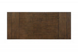 42" Brown Solid Wood Dining Table
