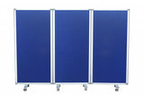 106 X 1 X 71 Blue Metal And Fabric - Screen