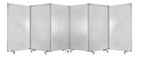 106 X 1 X 71 White Metal And Pvc Resilient - Screen