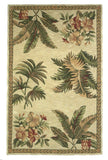5' X 8' Wool Ivory Area Rug