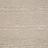 7' X 9' Wool Natural Area Rug