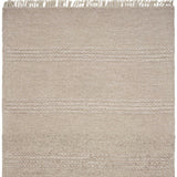 7' X 9' Wool Natural Area Rug