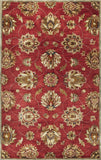 8' X 10' 6 Wool Red Area Rug