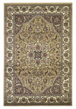 8' Beige And Ivory Area Rug