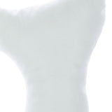 12" X 20" Yellow and White Polyester Pillow Cover