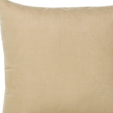 Set Of 2 Light Beige Brushed Twill Decorative Throw Pillow Covers