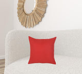 Gold And Red Wide Stripe Decorative Throw Pillow Cover.