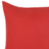 Gold And Red Chevron Decorative Throw Pillow Cover