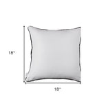 18" Blue Christmas Snow Flakes Throw Pillow Cover