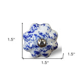 1.5" X 1.5" X 1.5" Ceramic Metal Red 12 Pack Knob