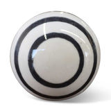 1.5" X 1.5" X 1.5" Ceramic Metal Multicolor 12 Pack Knob