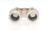 5.5" X 3" X 5" Brass Binocular With Leather Case