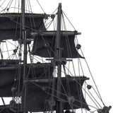 6.5" X 20" X 19"Black Pearl Pirate Ship