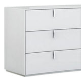 18" White Two Drawers Manufactured Wood Nightstand