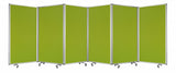 212 X 1 X 71 Green Metal 6 Panel Screen
