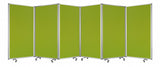 212 X 1 X 71 Green Metal 6 Panel Screen