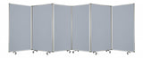 212 X 1 X 71 Metal Grey 6 Panel Screen