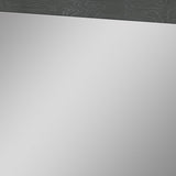 48" Gray Accent Framed Mirror