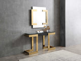 63 X 15 X 35 Black Lacquer Console