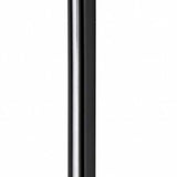 Dramatic Floor Lamp Bell Shaped Base In Black Nickel Finish Metal