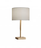 Cozy Cabin Natural Wood Table Lamp