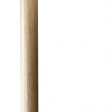 59" Solid Wood Traditional Shaped Floor Lamp With White Drum Shade