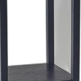 28" H Basic Black Book Case End Table
