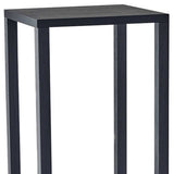 28" H Basic Black Book Case End Table