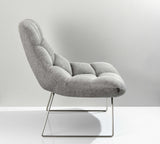 Dark Grey Upholstered Armchair
