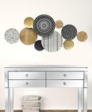 Boho Medley Metal &amp; Wood Plates Wall Decor