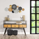 Boho Medley Metal &amp; Wood Plates Wall Decor