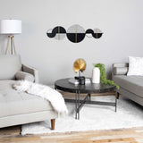 48 Black &amp; Gold Modern Metal Centerpiece