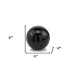4" X 4" X 4" White Aluminum Sphere