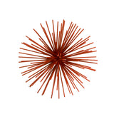 4" Red Aluminum Spiky Sphere