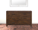 18" X 21" X 35" Dark Oak Black Wood Side Chair Set2