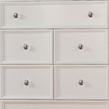36" White Solid Wood