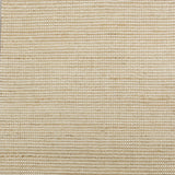 5'X7' Ivory Hand Woven Jute And Wool Indoor Area Rug