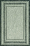 5' X 8' Grey Bordered Area Rug
