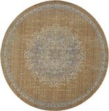 63 X 91 Coffee Wool Rug