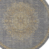 108 X 108 Slate Grey Wool Rug
