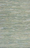 5'X7' Seafoam Blue Hand Tufted Abstract Indoor Area Rug